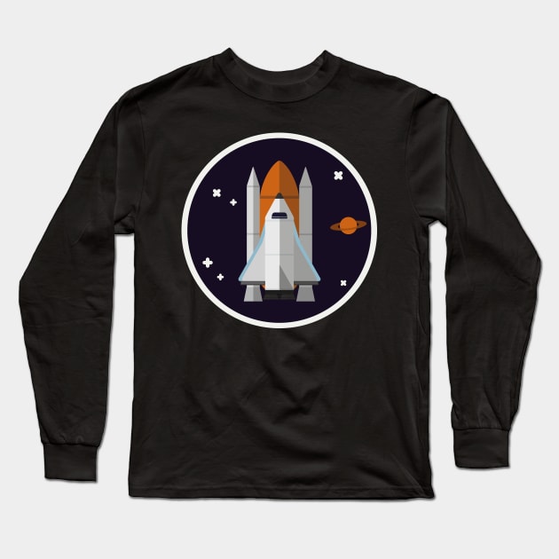 The Rocket Badge Long Sleeve T-Shirt by SPAZE